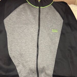 Hugo Boss Black and Gray Track Jacket